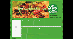 Desktop Screenshot of laykoreniny.sk